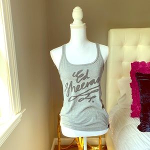 Ed Sheeran Official Merchandise Gray Concert Tank